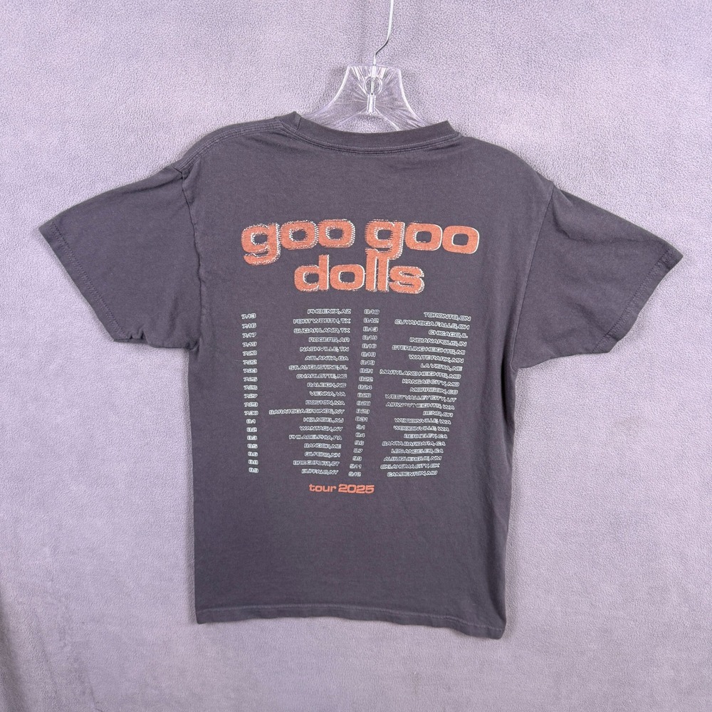 Goo Goo Dolls Tour 2025 T-Shirt Mens Small Gray Graphic Band Concert Tee - Picture 4 of 8